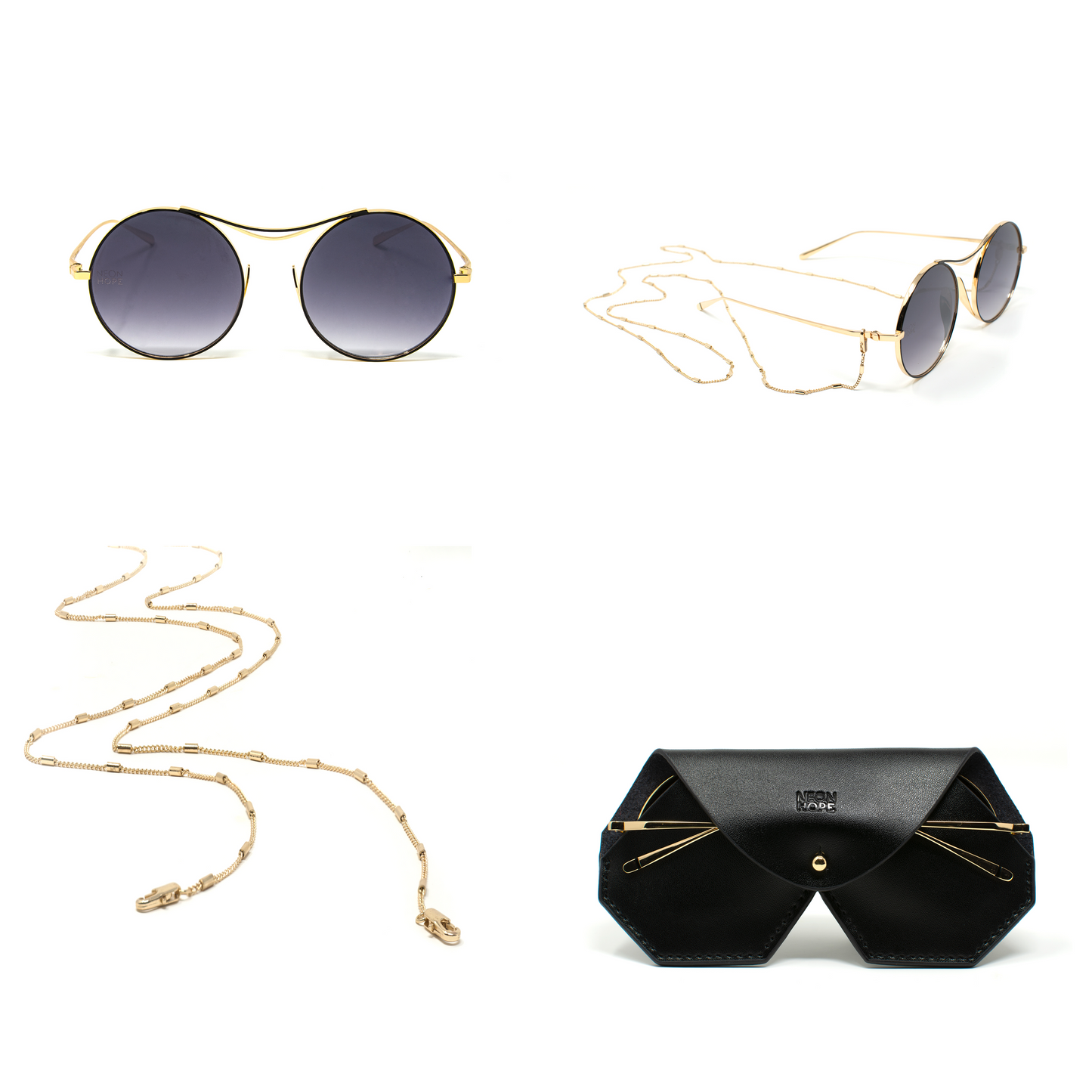 SULIS Sunglasses (with chain & case)